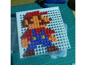 pixel craft 3d pixelated hand tools art pixelart 3d print model - Mito3D