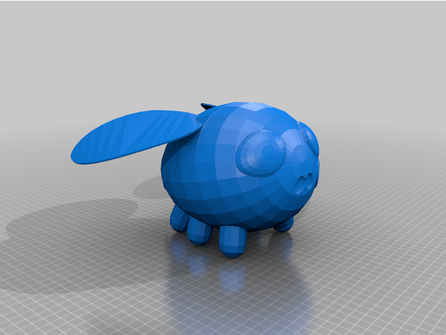 bee crying object 3D print model - Mito3D