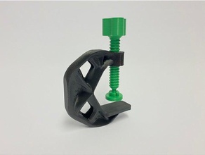 prusament pet-g clamp optimized c-clamp fusion generative design petg 3d print model - Mito3D