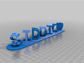 siddiq & sanofer customized 3d print model - Mito3D
