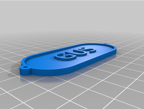 gus placa personalizado 3d print model - Mito3D