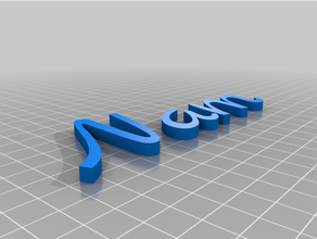 namaste partido1nam marck script 50 personalizado 3d print model - Mito3D