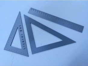 tactile rulers blind math ruler visually impaired 3d print model - Mito3D