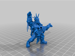 eavy metal orc age sigmar aos dnd miniature ironjawz orruks warhammer 3d print model - Mito3D