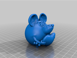 mouse valentines day 3d print model - Mito3D