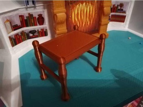 doll stool 3d print model - Mito3D