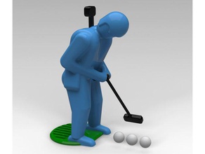 difficile table golf tt starter set jeu plateau amusant cadeau jouet mécanique tabletopp 3d print model - Mito3D