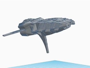 alien legion comic - troop carrier comics books creality marvel spaceship 3d print model - Mito3D