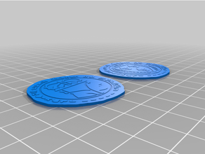 oren moneta witcher monete orens 3d print model - Mito3D