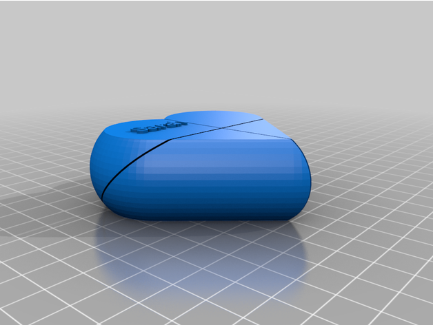 heart 06 classique customized 3D print model - Mito3D