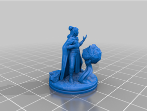 young earth bender remix avatar dnd miniature dungeons dragons fantasy pathfinder pathfiner tabletop airbender 3d print model - Mito3D