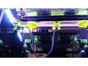 CAD mgn yatak kablo kol monte edin 3d yazıcı parçaları küp ısıtmalı 3d print model - Mito3D