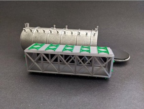 mini microboone Detektor boone fermilab miniboone neutrino Physik uboone 3d print model - Mito3D