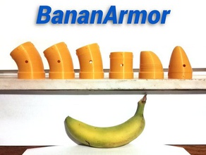 bananarmor modulare banana protettore 3d print model - Mito3D