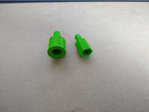 hex bit m8 screw drill 3d print model - Mito3D