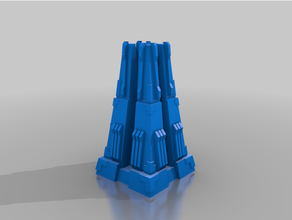 bfg necron tomb fleet mesh dump 3d print model - Mito3D