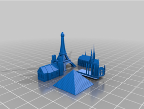 mini edificios 3d print model - Mito3D