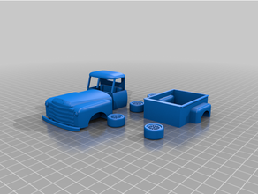 chevy truck 3d print model - Mito3D