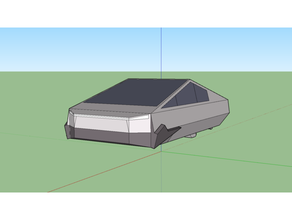tesla cyberboat cybertruck elon musk lasercut rc remote control 3d print model - Mito3D