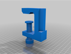 mount bracket remix clamp desk htc vive 3d print model - Mito3D