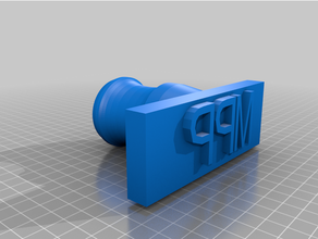 customized customizeable stamp 3d print model - Mito3D