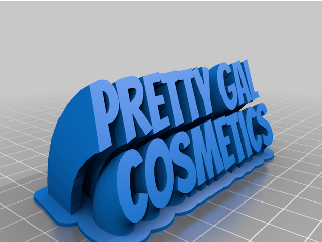 pretty gal cosmetics 3D print model - Mito3D