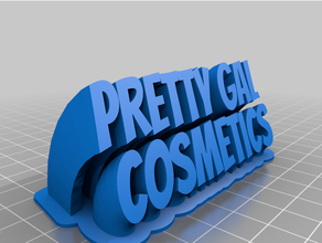 pretty gal cosmetics 3d print model - Mito3D