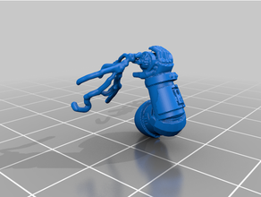 smoke grenade preparing space warrior hand 3d print model - Mito3D