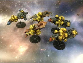 battlefleet gothic space hulks destroyed cap ships astartes fleet hulk marine 3d print model - Mito3D
