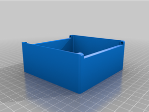 customized magnetic hinge box 3d print model - Mito3D