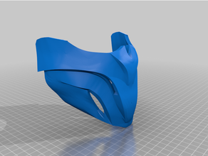 predador máscara remix 3d print model - Mito3D