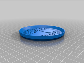 yggdrasil albero vita coaster norse impilabile 3d print model - Mito3D
