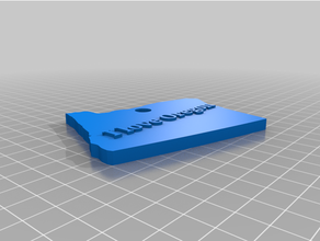 aşk oregon Anahtarlık 3d print model - Mito3D