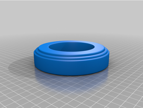 base hoguera agujero vela led 3d print model - Mito3D