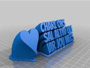 charl customized 3d print model - Mito3D
