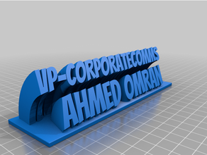 ahmed customized 3d print model - Mito3D