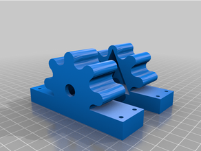 Wand rack 3d print model - Mito3D