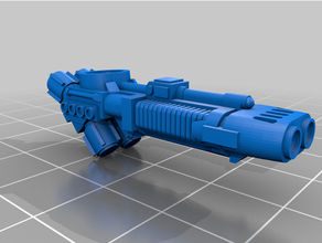 plazma blastgun vatan titanicus lucius warhound 40k mech titan warhammer40k warhammer 3d print model - Mito3D
