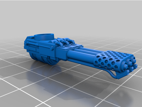 inferno cannon adeptus titanicus lucius warhound 40k mech titan warhammer40k warhammer 3d print model - Mito3D
