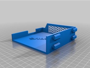 ender 3pro estoque traseira gabinete creality 3 pro tampa 3d print model - Mito3D