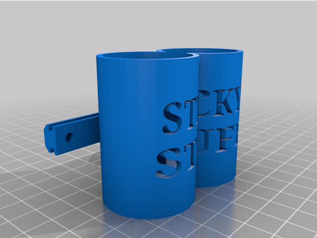 barra pegamento titular 3D print model - Mito3D