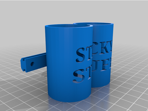 glue stick holder 3d print model - Mito3D