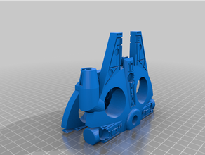 millenium falcon tubo supporto easy print remix 3d print model - Mito3D