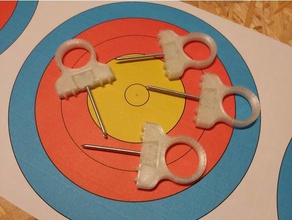 archery target face pin 3d print model - Mito3D