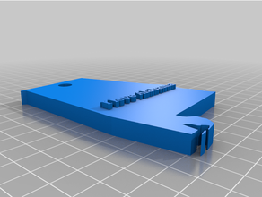 alabama clé chaîne 3d print model - Mito3D