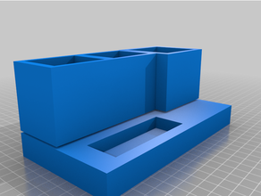 scrivania portapenne 3d print model - Mito3D