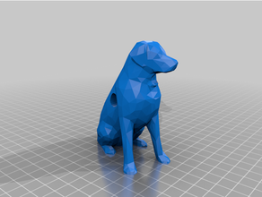 cão chave cadeia 3d print model - Mito3D