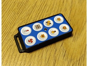 zigbee keypad case 3d print model - Mito3D
