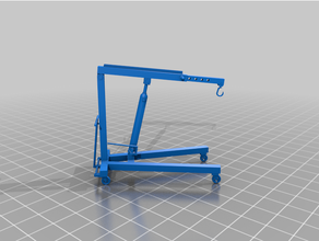 workshop crane-grua taller 1 35 3d print model - Mito3D