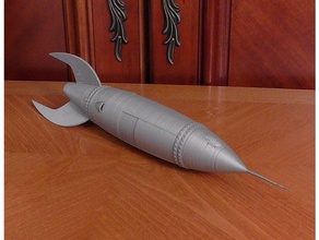 myst rocket - remodeled 3d printing 3d print model - Mito3D